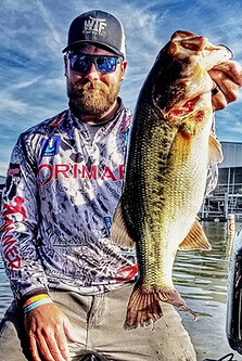 Nice largemouth bass caught on Pickwick Lake