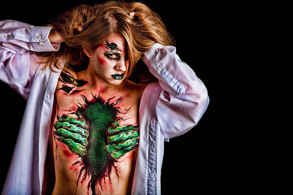 Demon Reveal Body Paint