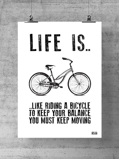 Print "Life is"