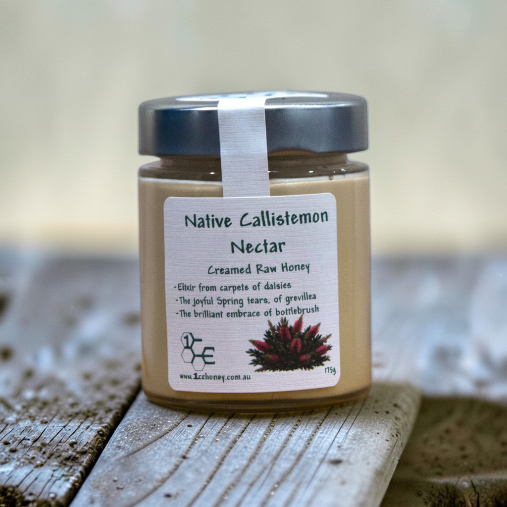 Small Jar Creamed Callistemon Raw Honey