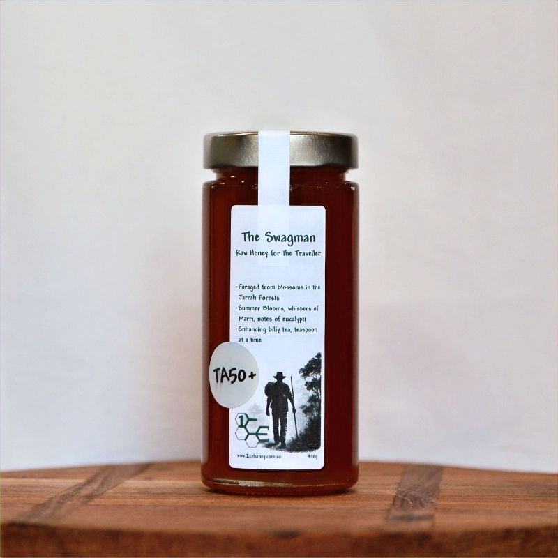 Thumbnail: The Swagman TA50+ raw Jarrah honey from Western Australia