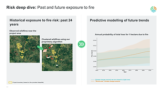 risk modelling of an AFOLU project