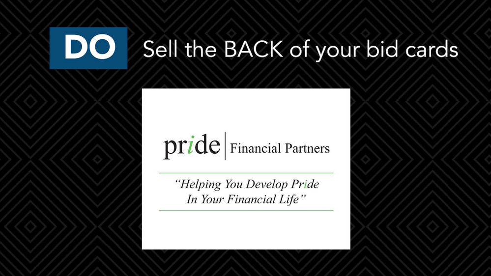 Live Auctions How To Create Profitable Bid Cards