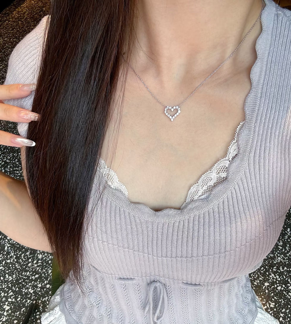 縮圖：Heart necklace