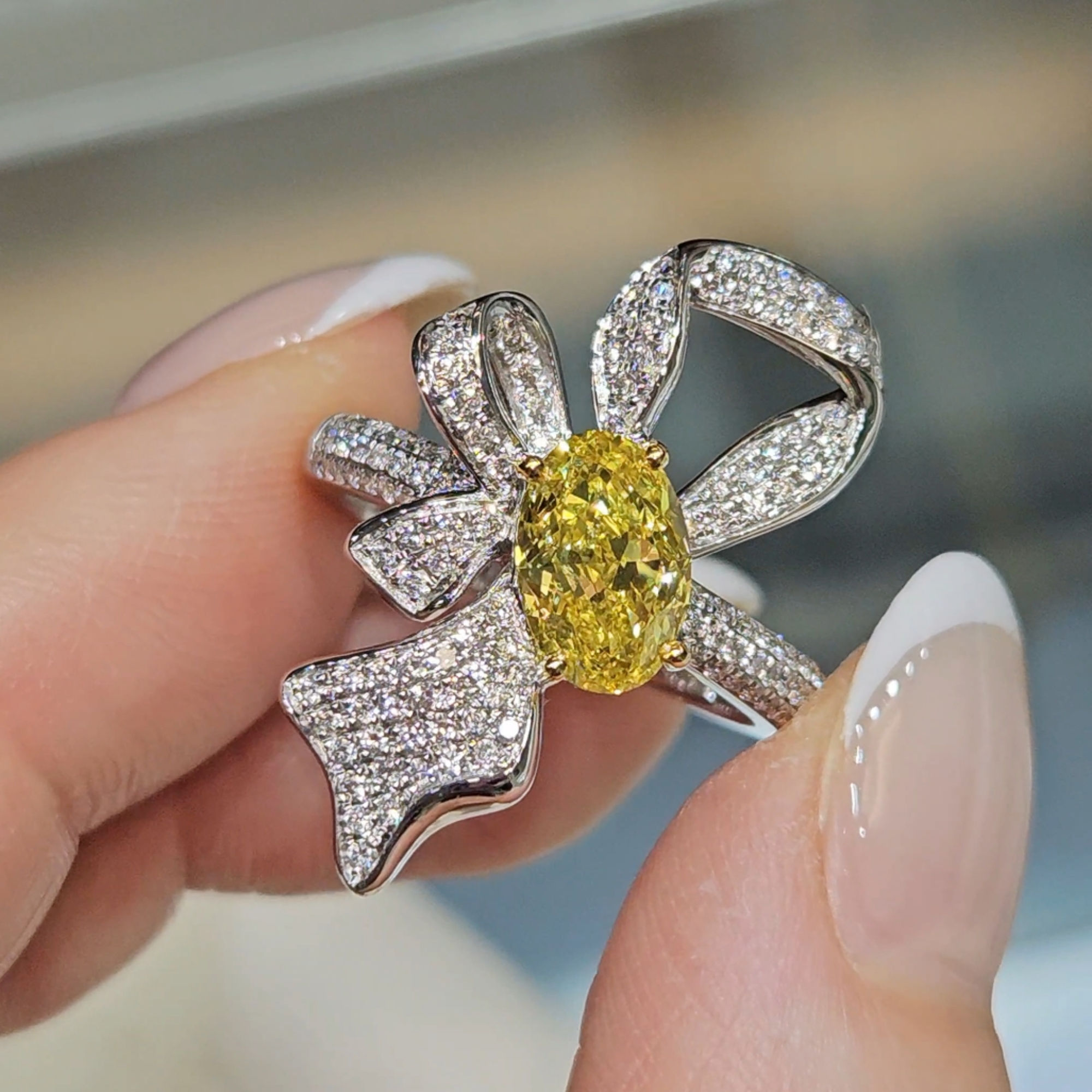 Luxury Yellow Diamond 1.36ct