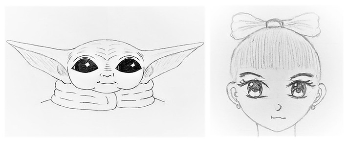 Grogu with anime boy and girl.jpg