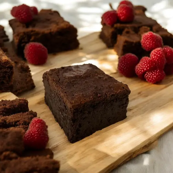Thumbnail: Brownies Made with Premium Couverture Chocolate - 500g