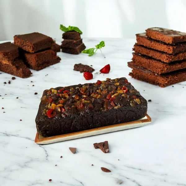 Thumbnail: Premium Plum Cake Rich with Aged Rum-Soaked Fruits (100% Dairy-Free) - 500g