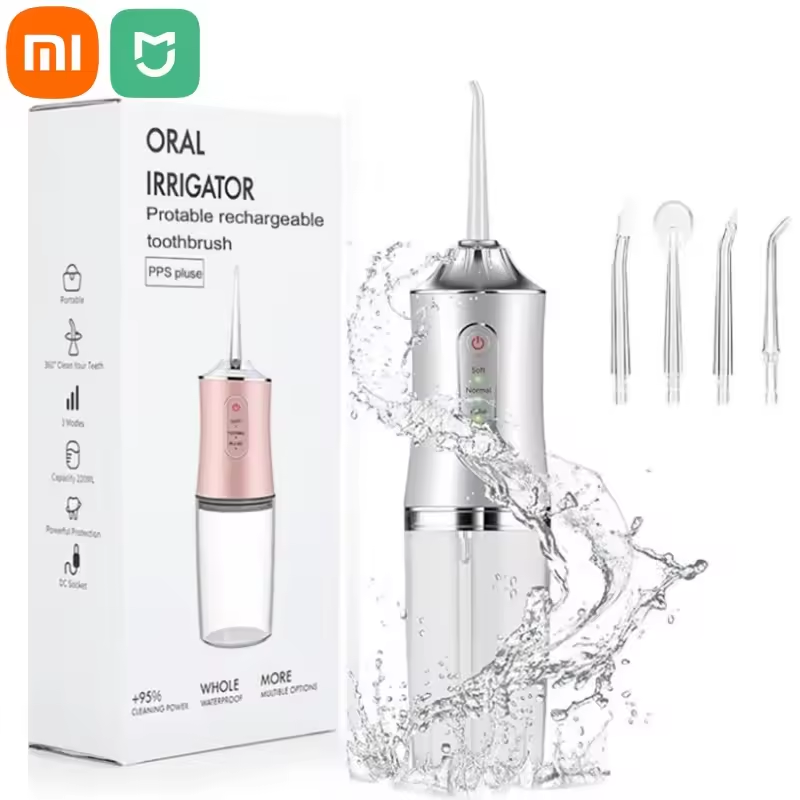 Xiaomi Portable Electric Dental Water Flosser Oral Irrigator (Orange)