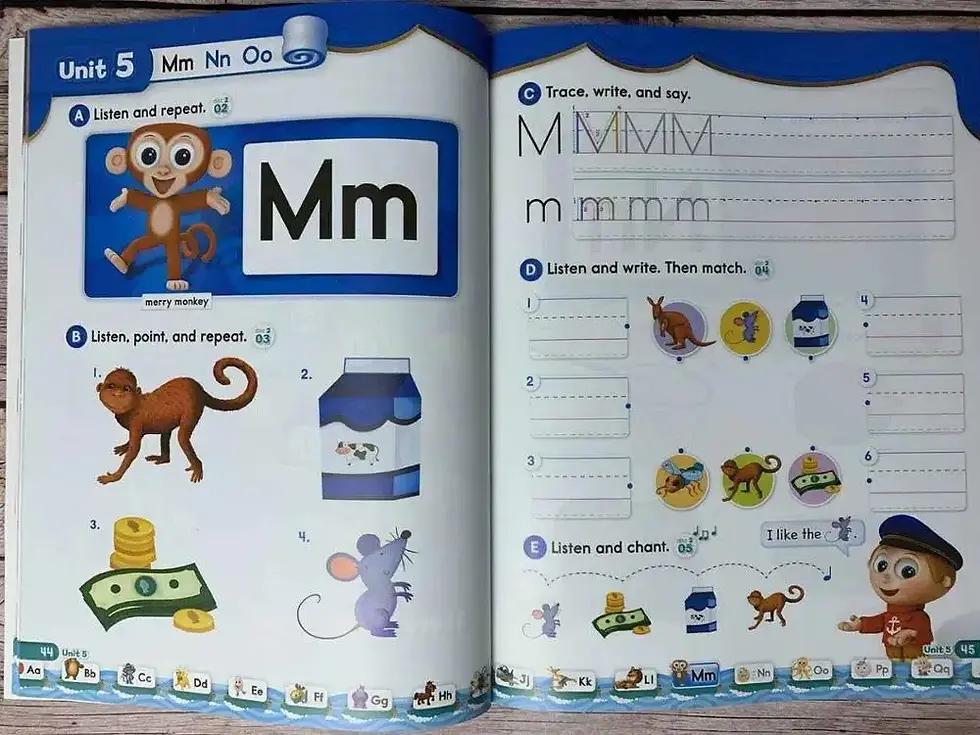 Thumbnail: 10 Oxford Phonics Natural Spelling 5 Textbook + 5 Workbook Kids Study