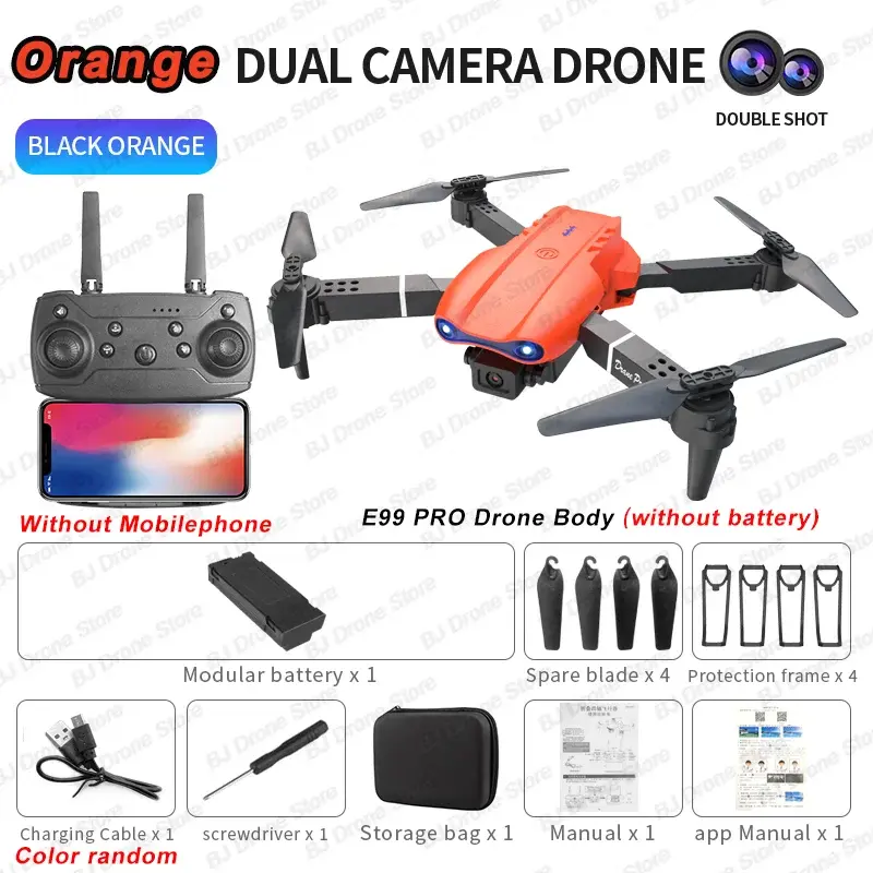 Thumbnail: RC Drone 4K Professional With 1080P HD Camera Foldable Helicopter WIFI Toy