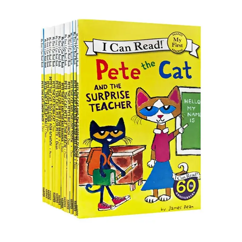 Thumbnail: I Can Read Pete the Cat 19 Book/ Children Box Set