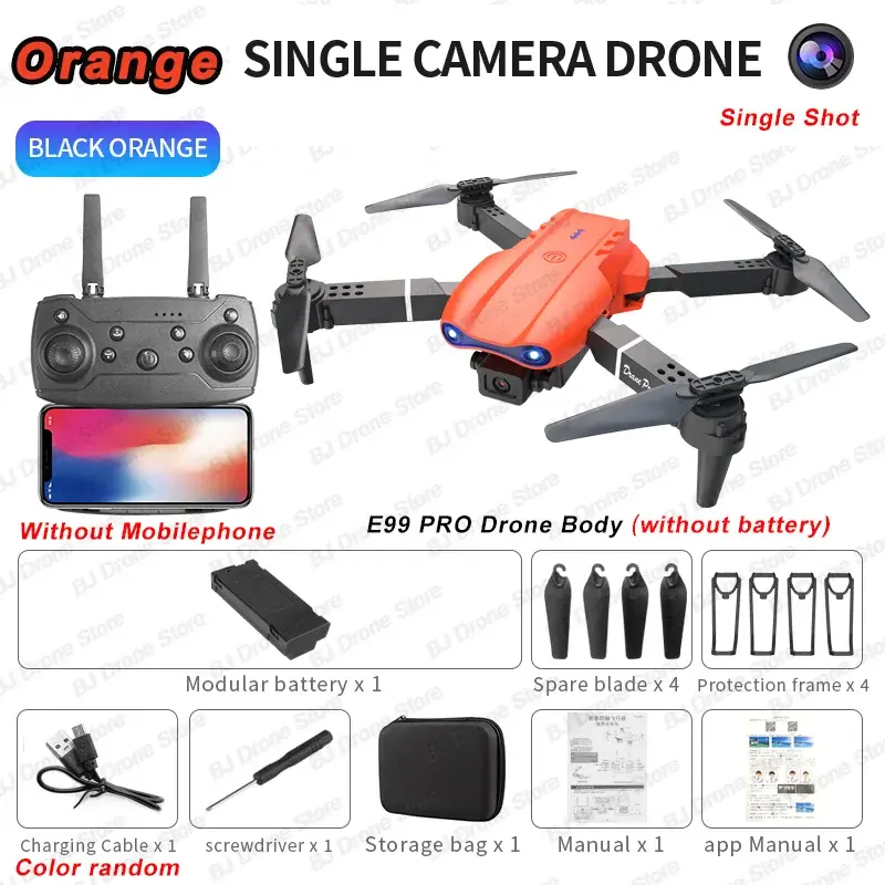Thumbnail: RC Drone 4K Professional With 1080P HD Camera Foldable Helicopter WIFI Toy
