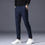 Thumbnail: Autumn Winter Men's Casual Pants Business Stretch Slim Fit Elastic Waist Jog