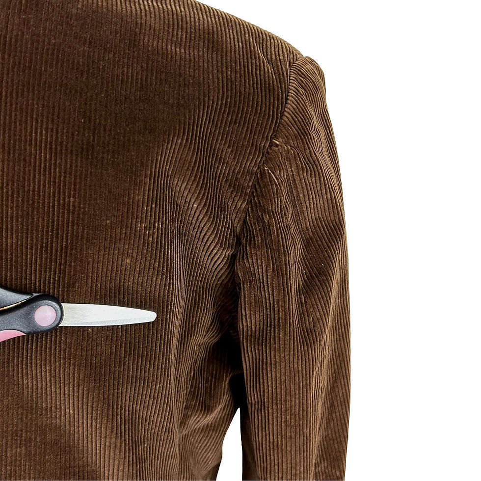 Thumbnail: Vintage 70s Roadrunner Brown Corduroy Blazer