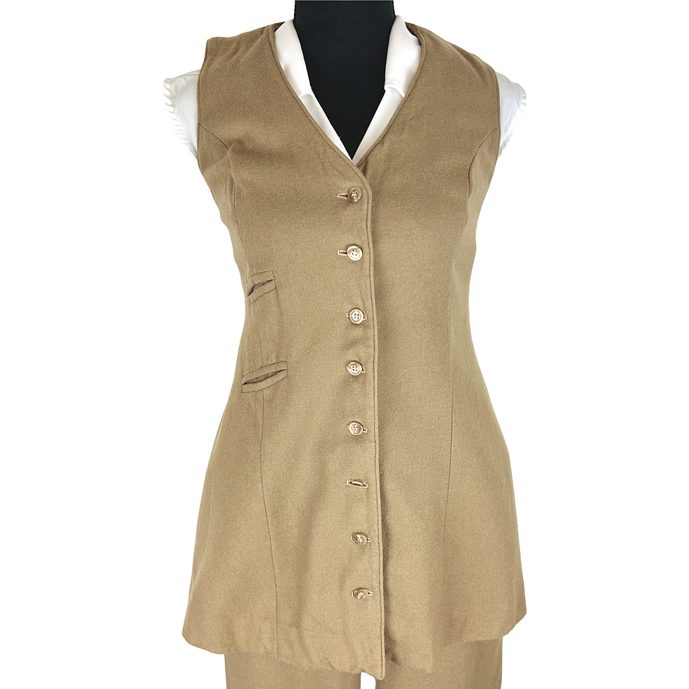 Thumbnail: Vintage 60s Lee Parker 2-Piece Wool Vest & Pant Set