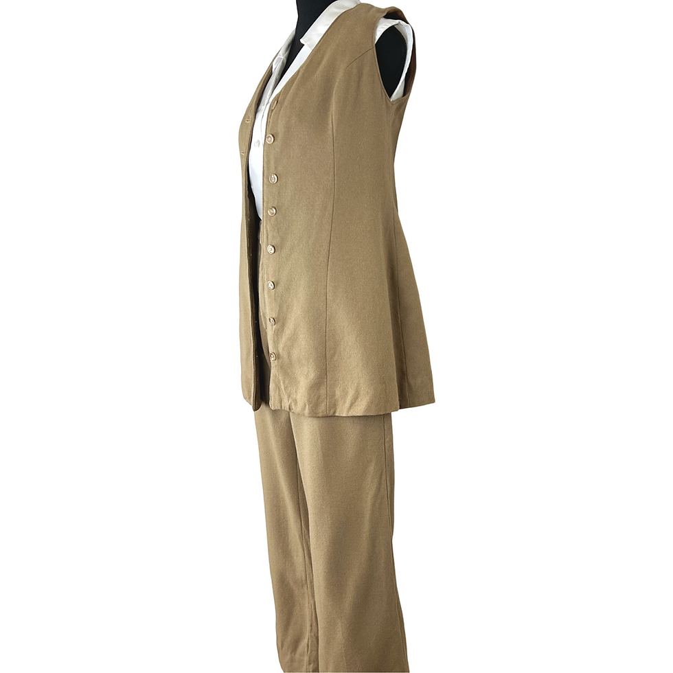 Thumbnail: Vintage 60s Lee Parker 2-Piece Wool Vest & Pant Set