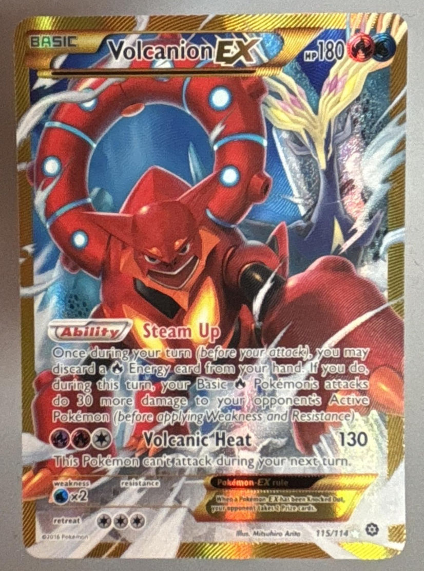 2016 Pokemon Gaming XY Steam Siege Volcanion #115/114