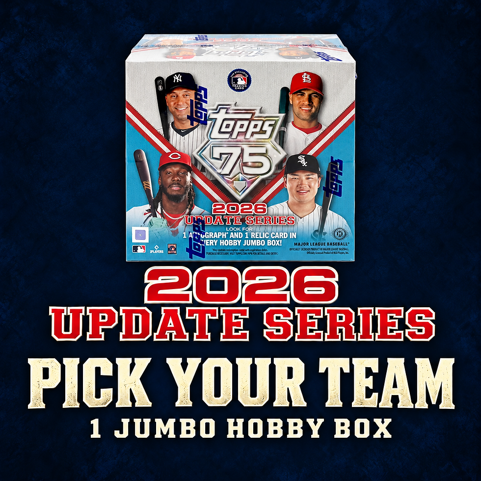 2026 Topps Update Series — Pick Your Team — 1 Jumbo Hobby Box