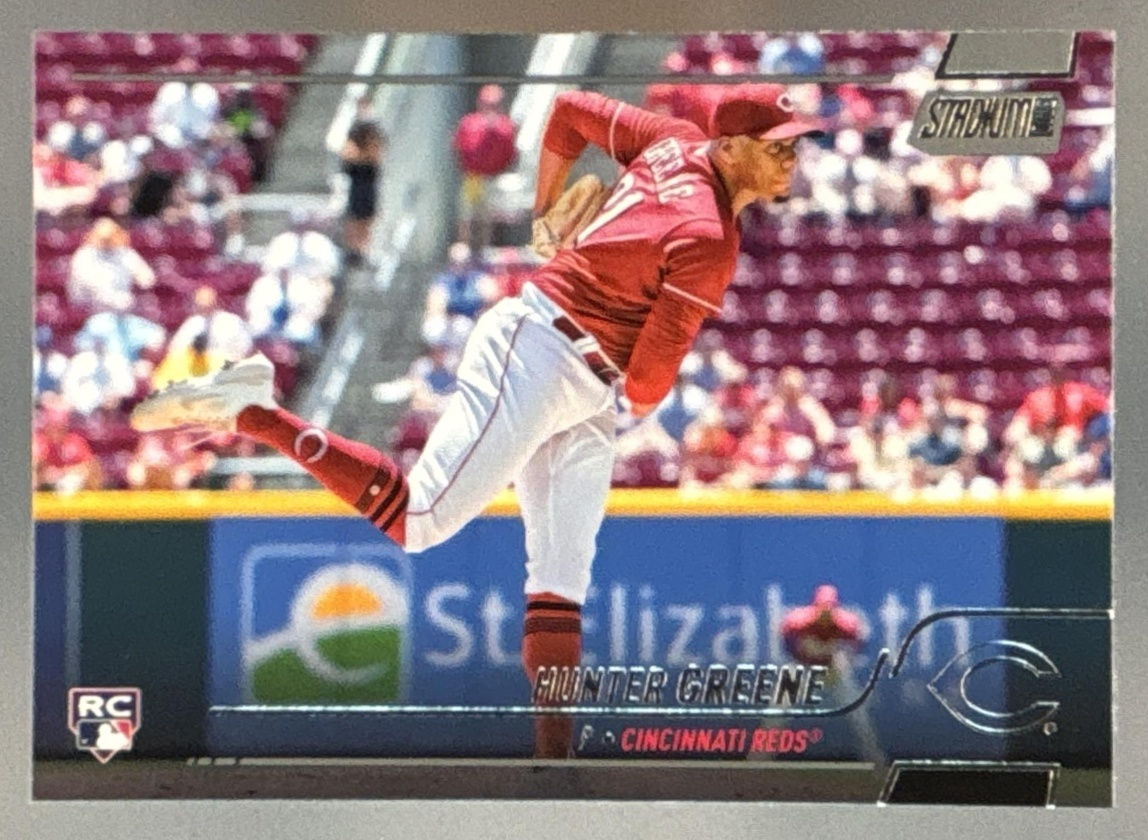 2022 Topps Baseball Stadium Club Hunter Greene #133 RC Cincinnati Reds