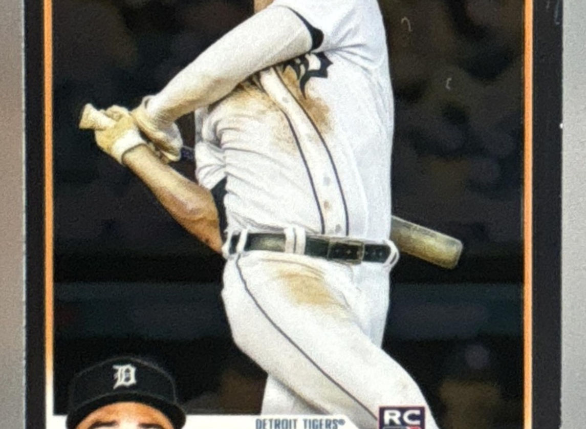 2023 Topps Baseball Chrome Riley Greene #182 RC Detroit Tigers