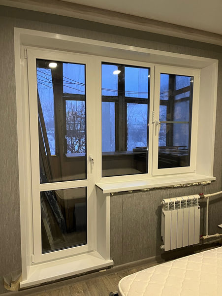 Установка окон Rehau 60 в квартире под ключ! Ул. Осенняя