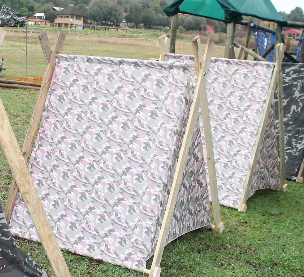 Pink Camo Tent