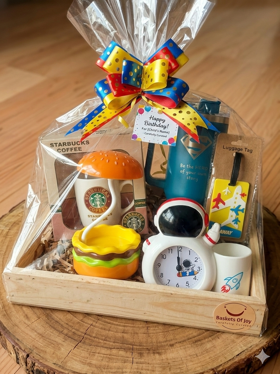 Astro luxe birthday hamper for kids