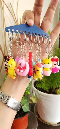 Cute character keychains set of 12 for return gifts