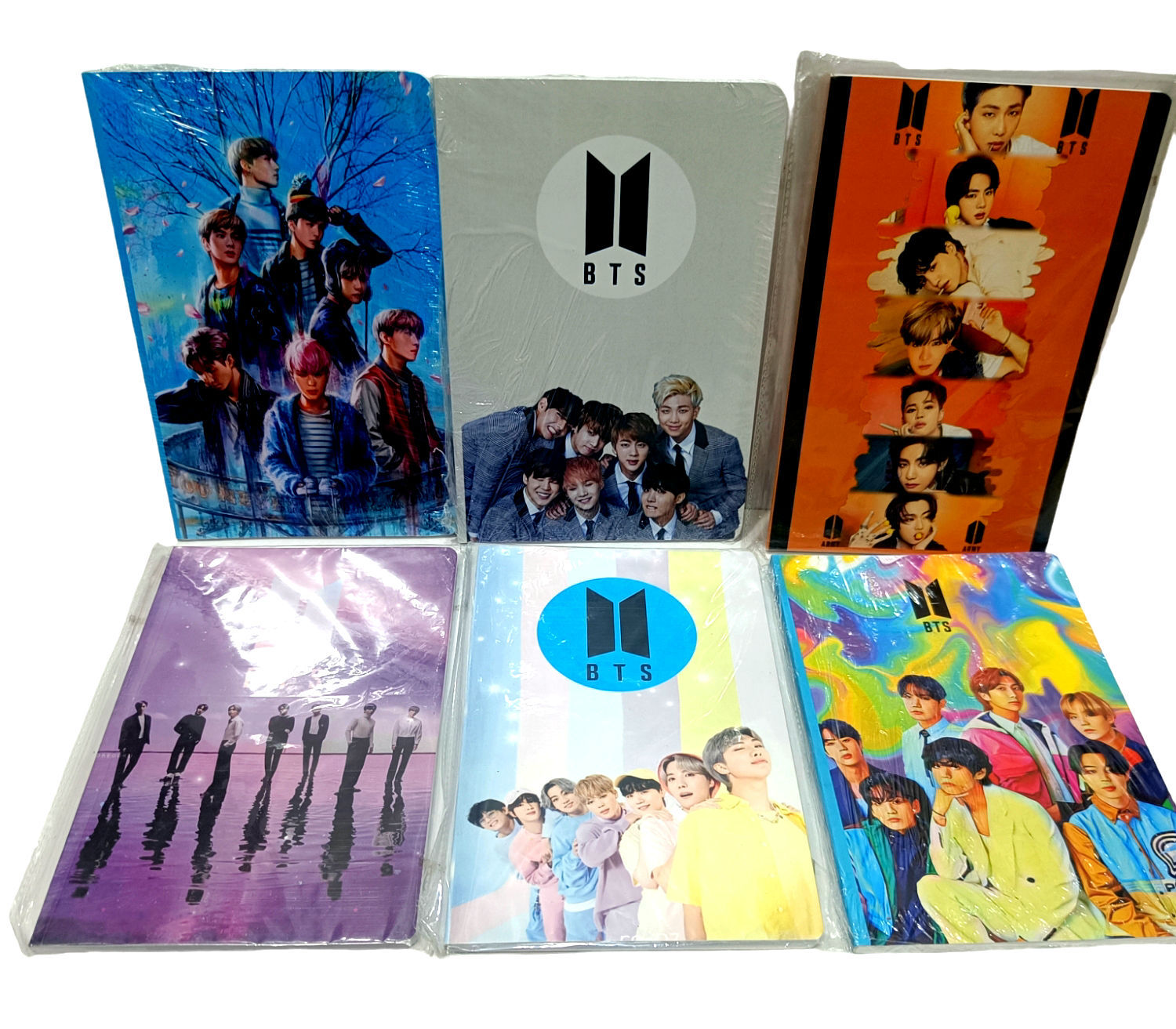 The Ultimate BTS Army collection set of 6 a5 size ruled book/ diary 60 pages