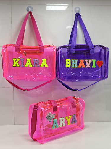 Personalised swim bag jelly bag for kids and teenagers