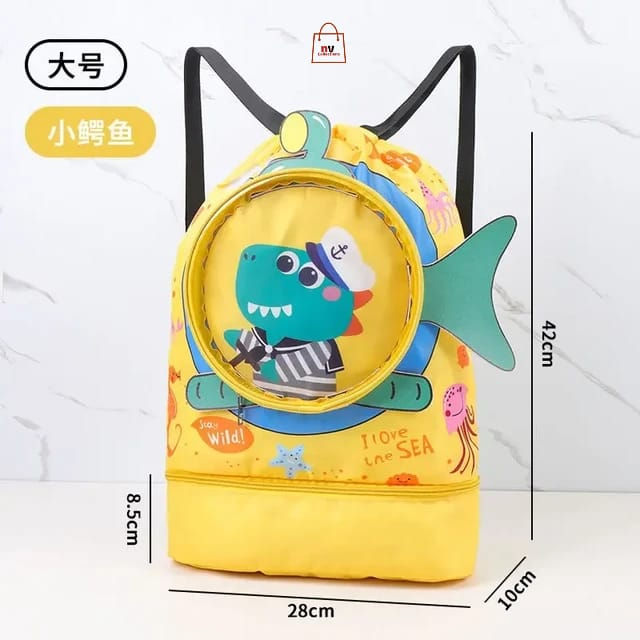 Cute dinosaur backpack, 42cm x 28cm x 16.5cm