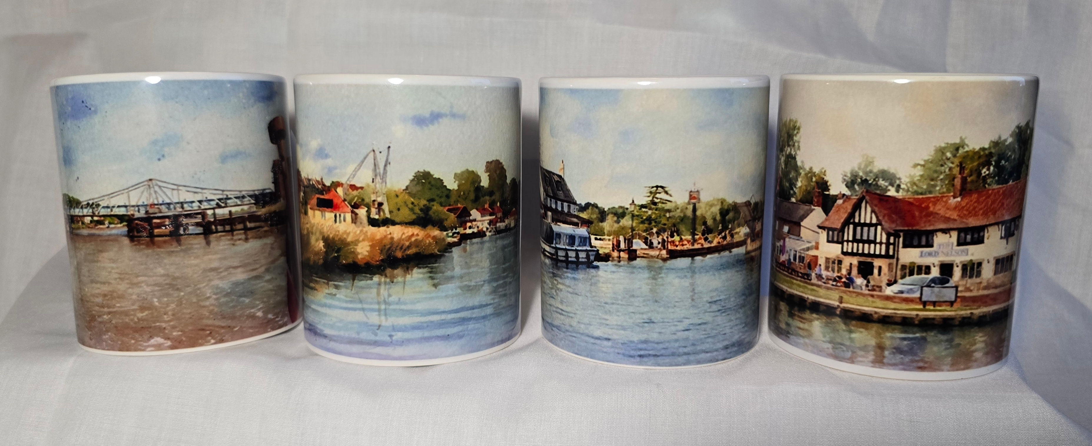 Reedham Collection Four Peice Mug Set