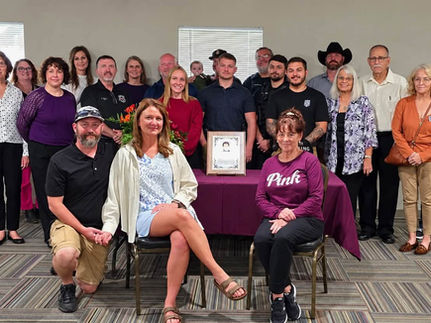 Sequoyah County CCR/SART Honors Retired Sallisaw Detective Sandra “Sandy” Girdner
