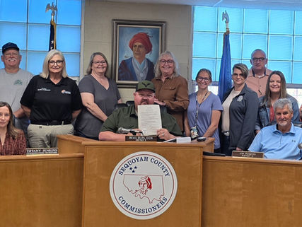 Sequoyah County Proclaims October Domestic Violence Awareness Month