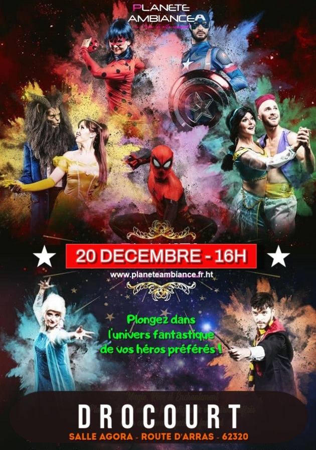 SPECTACLE SUPER HEROS | PLANETE AMBIANCE