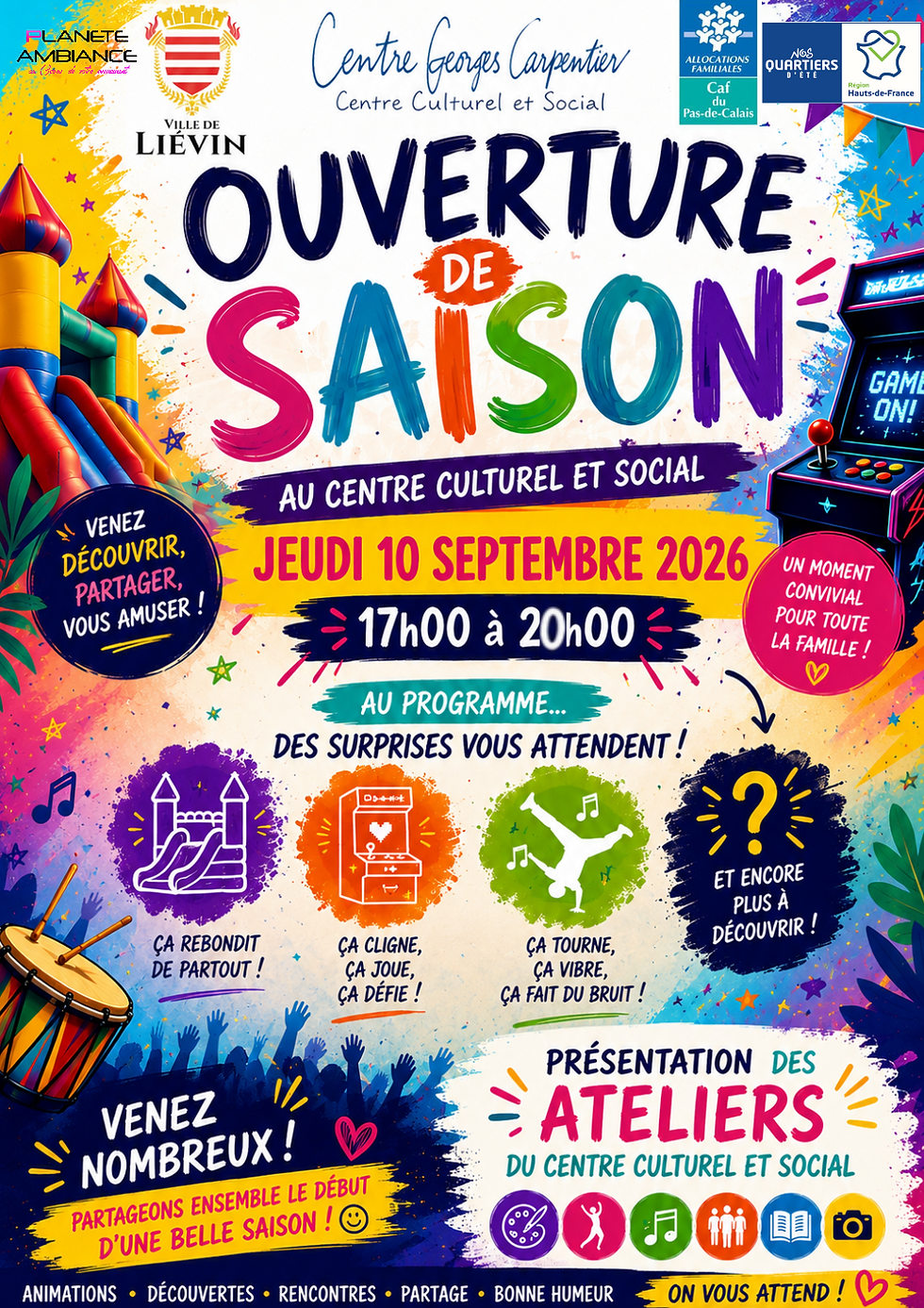 OUVERTURE DE SAISON CULTURELLE