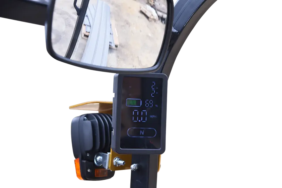 Thumbnail: Closeup of HUD on a Big Joe Spartan Electric Forklift