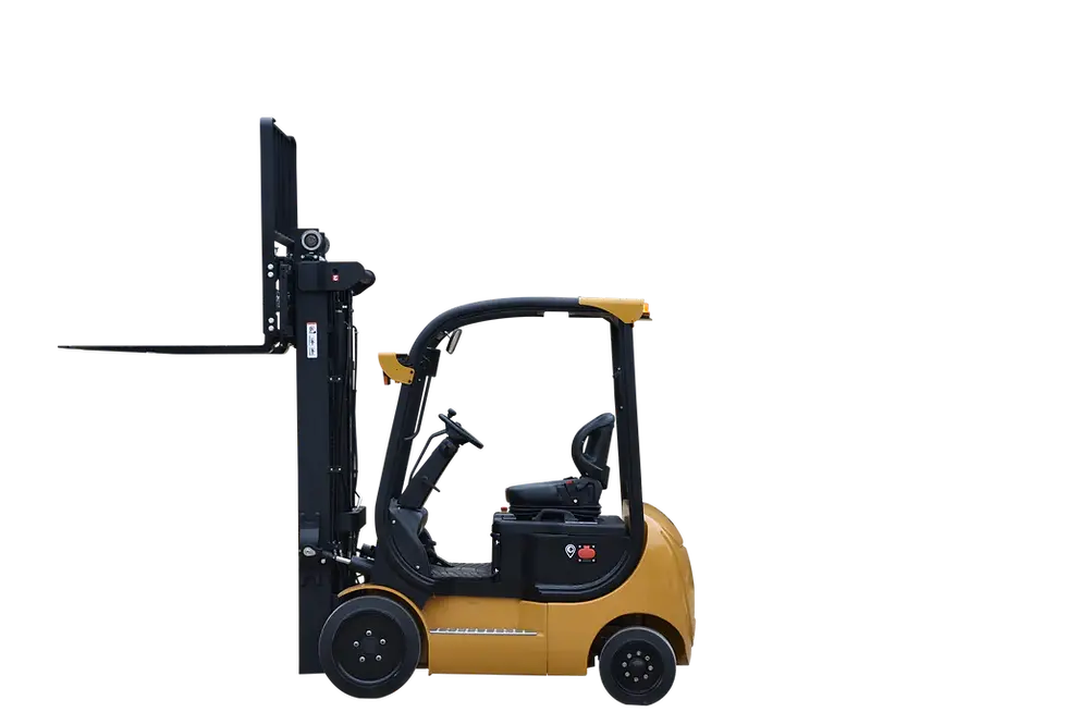 Thumbnail: Big Joe Spartan Electric Forklift on a White Background