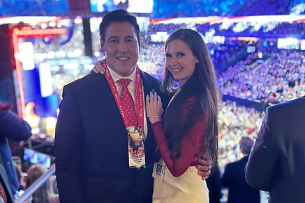 Paul Dans and his Wife at the RNC