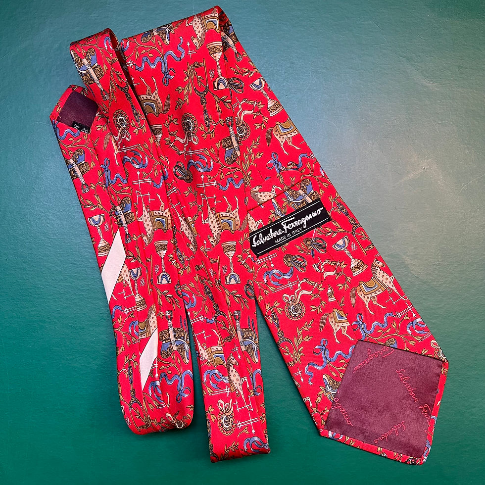 Miniaturbild: Vintage Salvatore Ferragamo tie
