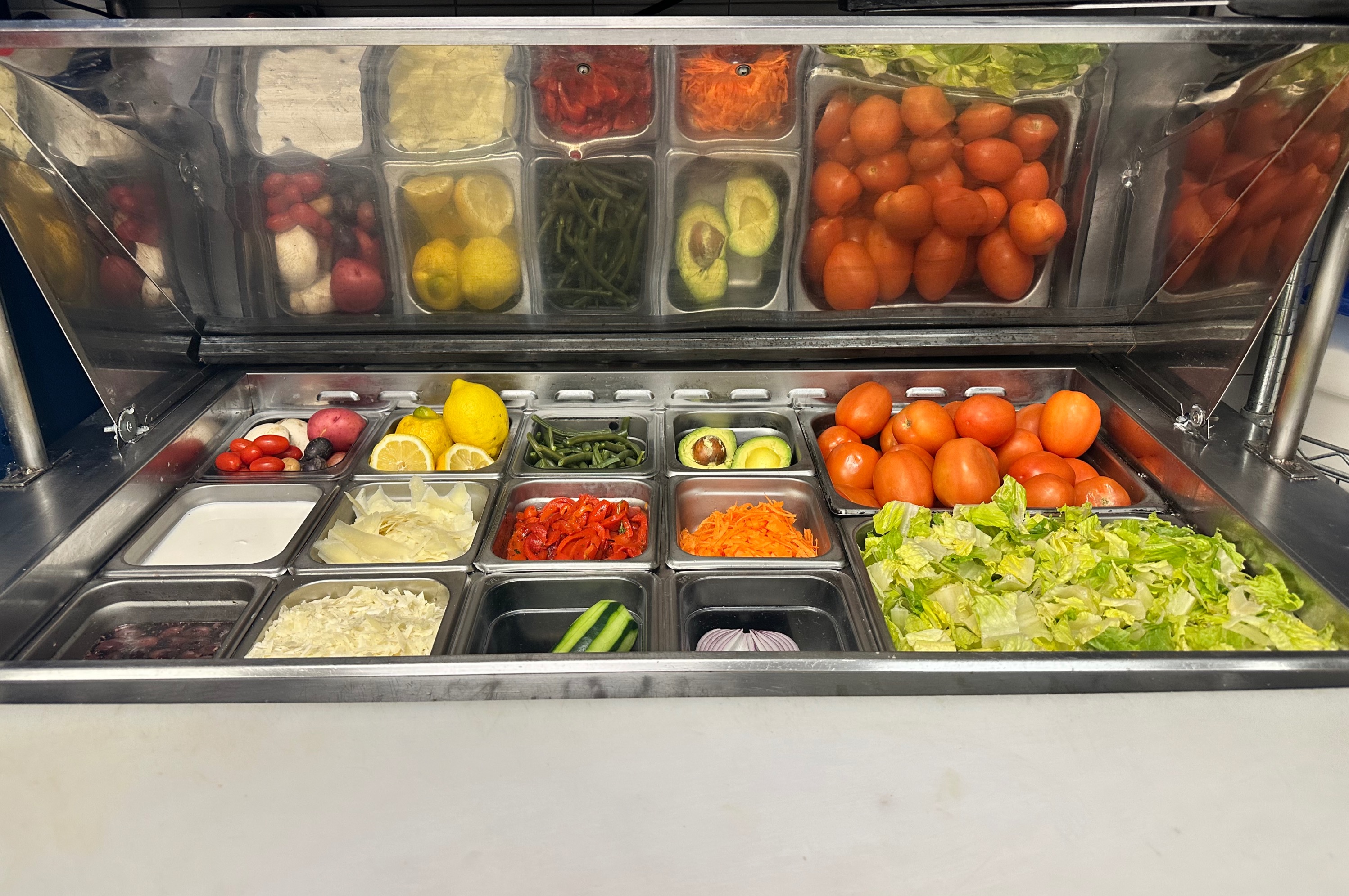 Arranged Food and Objects