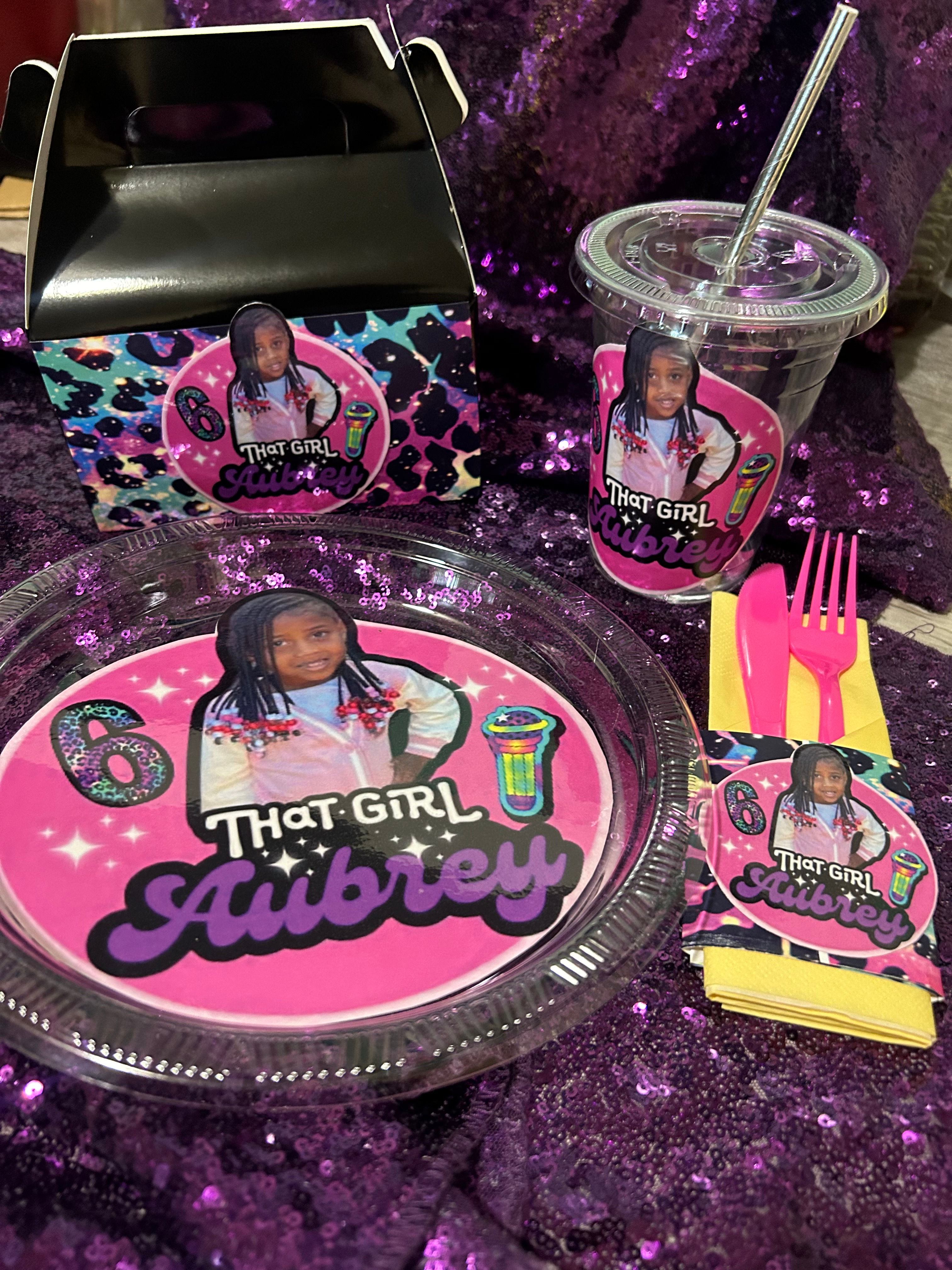 Personalized Party supplies