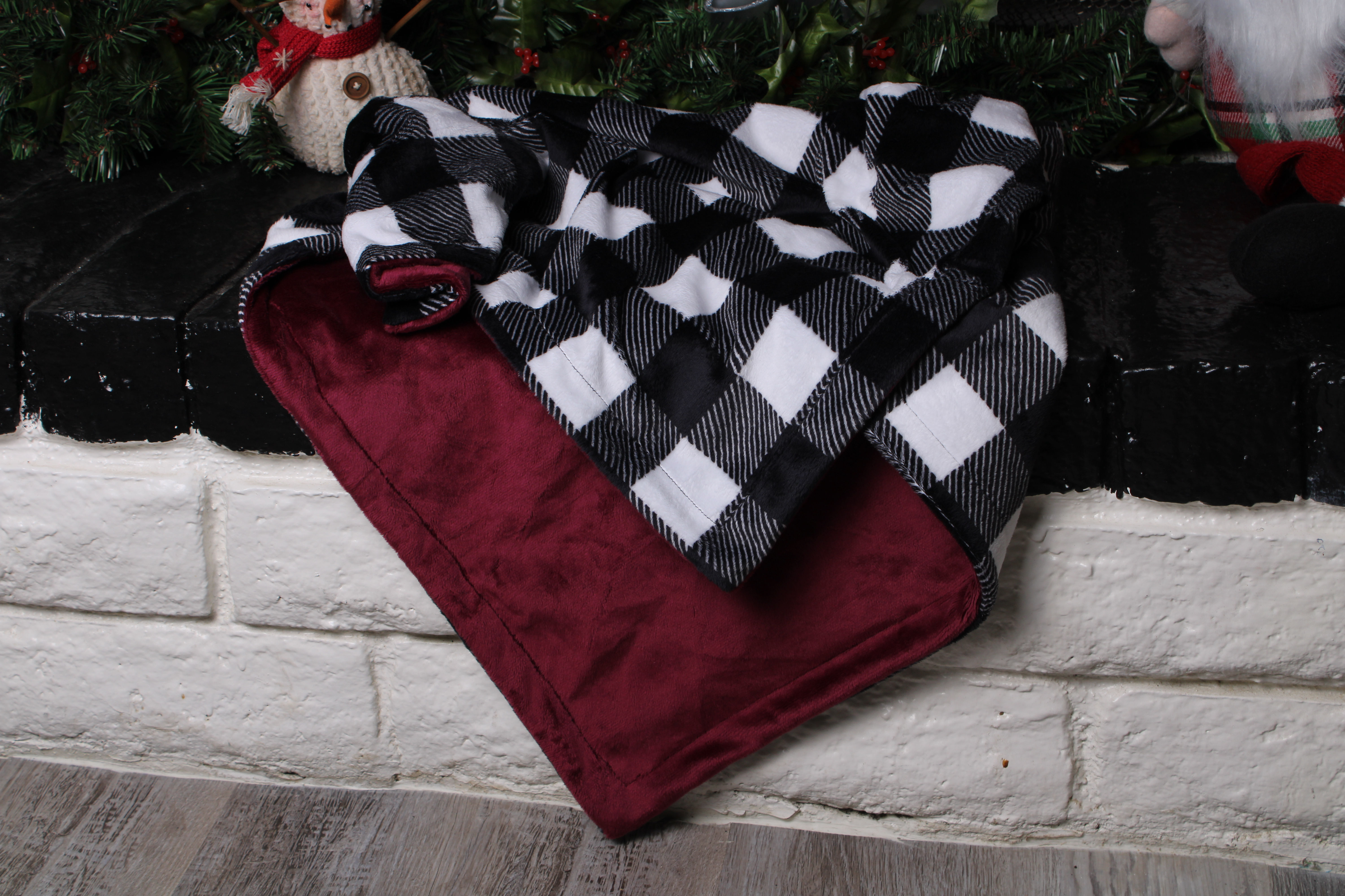 Checker Baby Blanket