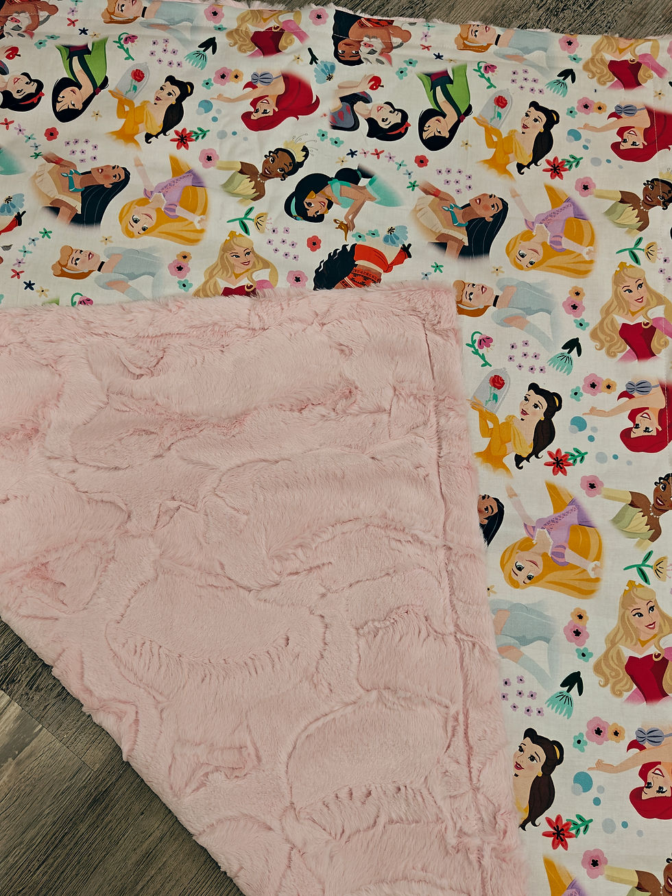 Thumbnail: Princesses Baby Blanket. Princesses ,Baby Blanket  Princesses.