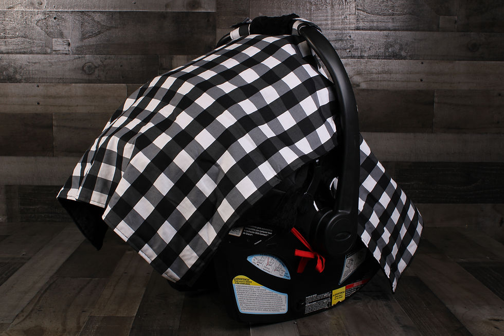 Thumbnail: B&W Checkers Canopy Cover