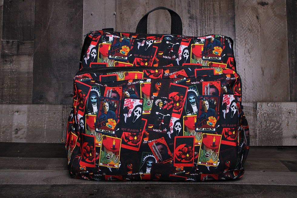 Thumbnail: Horror Tarot Cards Diaper Bag