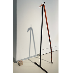 Cheryl Chiw Brother’s Keeper 2023 weathered crowbar and metal rod 91 cm h $3,800.00 3_edit