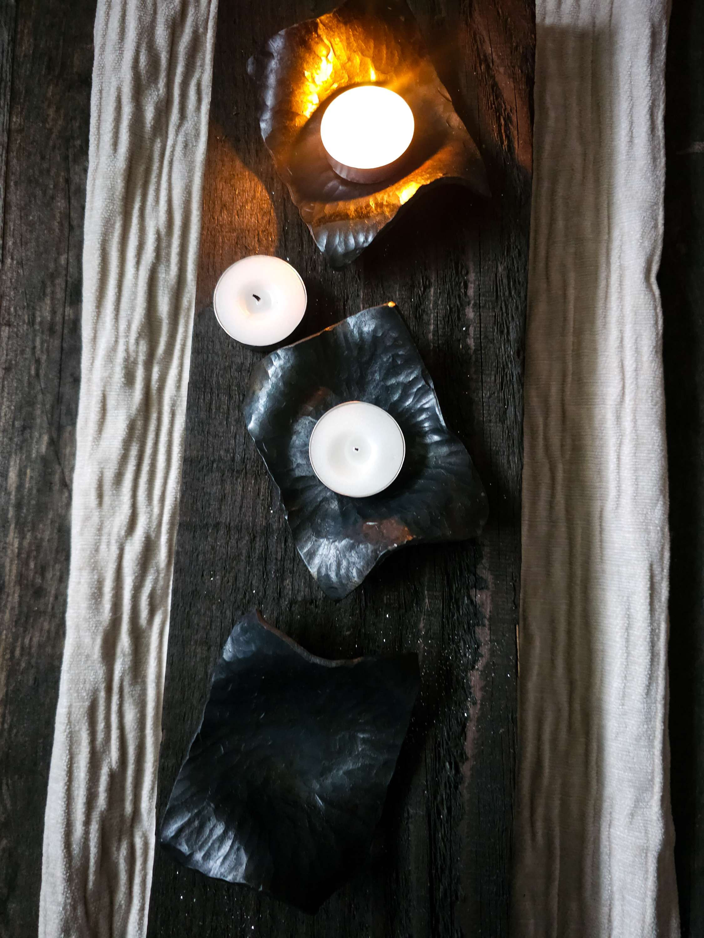 Forged Tea candle holders