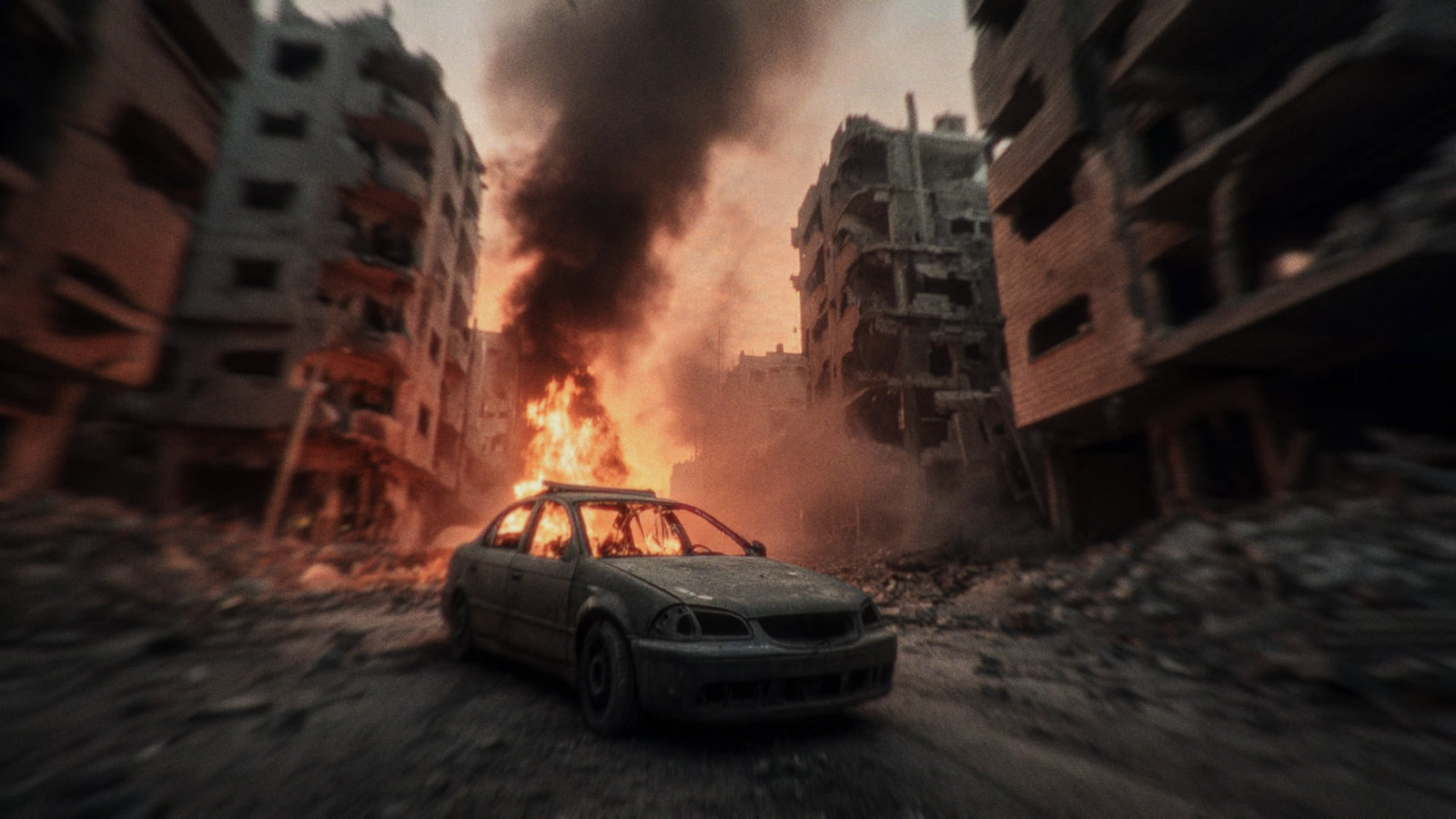 The Last Child Animated Short Film: a key visual moment from Studio Supreme Films Presents: The Last Child, An Anti-War Animated Short Film